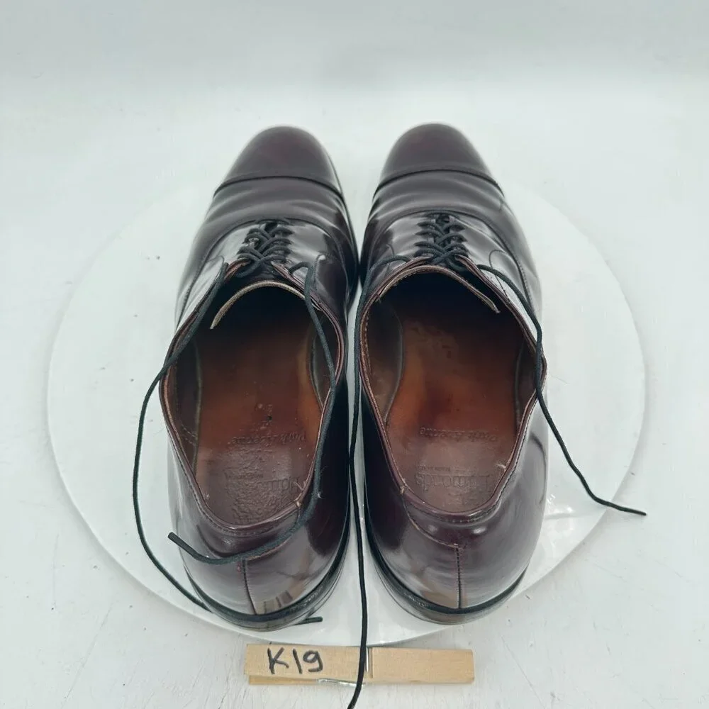 Allen Edmonds Park Avenue Men Size 9C Brown Leather Cap Toe Oxford Dress Shoes